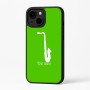 כיסוי בעיצוב אישי עם השם שלך לדגם - Apple iPhone 16 Plus בעיצוב סקסופון