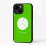 כיסוי בעיצוב אישי עם השם שלך לדגם - Apple iPhone 16 Plus בעיצוב כדור כדורעף