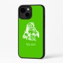 כיסוי בעיצוב אישי עם השם שלך לדגם - Apple iPhone 16 Plus בעיצוב סנטה קלאוס