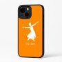 כיסוי בעיצוב אישי עם השם שלך לדגם - Apple iPhone 16 Plus בעיצוב בלרינה