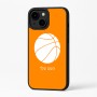 כיסוי בעיצוב אישי עם השם שלך לדגם - Apple iPhone 16 Plus בעיצוב כדורסל