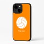 כיסוי בעיצוב אישי עם השם שלך לדגם - Apple iPhone 16 Plus בעיצוב כדור כדורעף