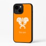 כיסוי בעיצוב אישי עם השם שלך לדגם - Apple iPhone 16 Plus בעיצוב פרחי קרן