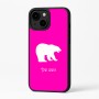 כיסוי בעיצוב אישי עם השם שלך לדגם - Apple iPhone 16 Plus בעיצוב דוב