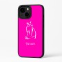 כיסוי בעיצוב אישי עם השם שלך לדגם - Apple iPhone 16 Plus בעיצוב חתול