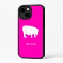 כיסוי בעיצוב אישי עם השם שלך לדגם - Apple iPhone 16 Plus בעיצוב חזיר