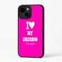 כיסוי בעיצוב אישי עם השם שלך לדגם - Apple iPhone 16 Plus בעיצוב אוהב את החברה שלי