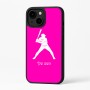 כיסוי בעיצוב אישי עם השם שלך לדגם - Apple iPhone 16 Plus בעיצוב שחקן בייסבול
