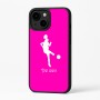 כיסוי בעיצוב אישי עם השם שלך לדגם - Apple iPhone 16 Plus בעיצוב שחקנית כדורגל - אישה