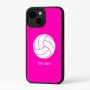 כיסוי בעיצוב אישי עם השם שלך לדגם - Apple iPhone 16 Plus בעיצוב כדור כדורעף