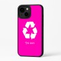 כיסוי בעיצוב אישי עם השם שלך לדגם - Apple iPhone 16 Plus בעיצוב למחזר
