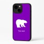 כיסוי בעיצוב אישי עם השם שלך לדגם - Apple iPhone 16 Plus בעיצוב דוב