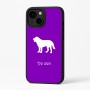 כיסוי בעיצוב אישי עם השם שלך לדגם - Apple iPhone 16 Plus בעיצוב כלב