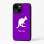 כיסוי בעיצוב אישי עם השם שלך לדגם - Apple iPhone 16 Plus בעיצוב קנגורו