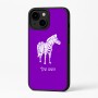 כיסוי בעיצוב אישי עם השם שלך לדגם - Apple iPhone 16 Plus בעיצוב זברה