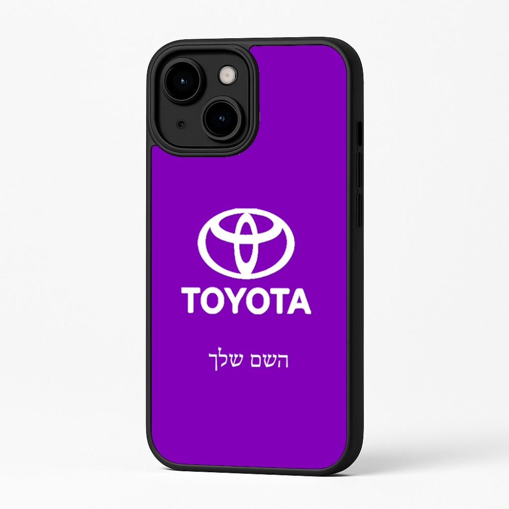 כיסוי בעיצוב אישי עם השם שלך לדגם - Apple iPhone 16 Plus בעיצוב טויוטה