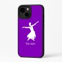 כיסוי בעיצוב אישי עם השם שלך לדגם - Apple iPhone 16 Plus בעיצוב בלרינה