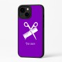 כיסוי בעיצוב אישי עם השם שלך לדגם - Apple iPhone 16 Plus בעיצוב מעצב שיער