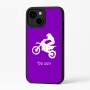 כיסוי בעיצוב אישי עם השם שלך לדגם - Apple iPhone 16 Plus בעיצוב מוטוקרוס