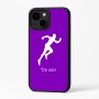 כיסוי בעיצוב אישי עם השם שלך לדגם - Apple iPhone 16 Plus בעיצוב רץ