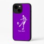 כיסוי בעיצוב אישי עם השם שלך לדגם - Apple iPhone 16 Plus בעיצוב שחקן כדורגל