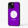 כיסוי בעיצוב אישי עם השם שלך לדגם - Apple iPhone 16 Plus בעיצוב כדור כדורעף