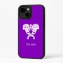 כיסוי בעיצוב אישי עם השם שלך לדגם - Apple iPhone 16 Plus בעיצוב פרחי קרן