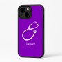 כיסוי בעיצוב אישי עם השם שלך לדגם - Apple iPhone 16 Plus בעיצוב סטטוסקופ רופא