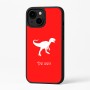 כיסוי בעיצוב אישי עם השם שלך לדגם - Apple iPhone 16 Plus בעיצוב דינוזאור