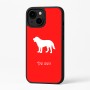 כיסוי בעיצוב אישי עם השם שלך לדגם - Apple iPhone 16 Plus בעיצוב כלב