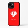 כיסוי בעיצוב אישי עם השם שלך לדגם - Apple iPhone 16 Plus בעיצוב ראש פיל