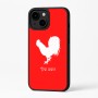 כיסוי בעיצוב אישי עם השם שלך לדגם - Apple iPhone 16 Plus בעיצוב תרנגול