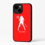 כיסוי בעיצוב אישי עם השם שלך לדגם - Apple iPhone 16 Plus בעיצוב אישה שטן