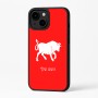 כיסוי בעיצוב אישי עם השם שלך לדגם - Apple iPhone 16 Plus בעיצוב מזלות - שור