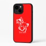 כיסוי בעיצוב אישי עם השם שלך לדגם - Apple iPhone 16 Plus בעיצוב רוכב סוסים 2