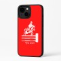 כיסוי בעיצוב אישי עם השם שלך לדגם - Apple iPhone 16 Plus בעיצוב רוכב סוסים