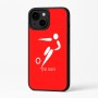 כיסוי בעיצוב אישי עם השם שלך לדגם - Apple iPhone 16 Plus בעיצוב כדורגל אולימפי