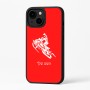 כיסוי בעיצוב אישי עם השם שלך לדגם - Apple iPhone 16 Plus בעיצוב אופנוע שלג