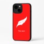 כיסוי בעיצוב אישי עם השם שלך לדגם - Apple iPhone 16 Plus בעיצוב נוצת נוצה
