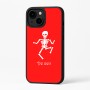 כיסוי בעיצוב אישי עם השם שלך לדגם - Apple iPhone 16 Plus בעיצוב סקלטון