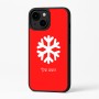 כיסוי בעיצוב אישי עם השם שלך לדגם - Apple iPhone 16 Plus בעיצוב שלג
