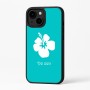 כיסוי בעיצוב אישי עם השם שלך לדגם - Apple iPhone 16 Plus בעיצוב פרח היביסקוס