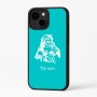 כיסוי בעיצוב אישי עם השם שלך לדגם - Apple iPhone 16 Plus בעיצוב סנטה קלאוס