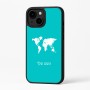 כיסוי בעיצוב אישי עם השם שלך לדגם - Apple iPhone 16 Plus בעיצוב מפת העולם