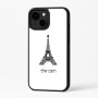 כיסוי בעיצוב אישי עם השם שלך לדגם - Apple iPhone 16 Plus בעיצוב מגדל אייפל