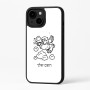 כיסוי בעיצוב אישי עם השם שלך לדגם - Apple iPhone 16 Plus בעיצוב מחזמר אנג'ל 2