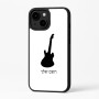 כיסוי בעיצוב אישי עם השם שלך לדגם - Apple iPhone 16 Plus בעיצוב גיטרה