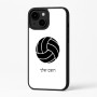 כיסוי בעיצוב אישי עם השם שלך לדגם - Apple iPhone 16 Plus בעיצוב כדור כדורעף
