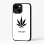 כיסוי בעיצוב אישי עם השם שלך לדגם - Apple iPhone 16 Plus בעיצוב עלה מריחואנה - גראס