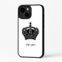 כיסוי בעיצוב אישי עם השם שלך לדגם - Apple iPhone 16 Plus בעיצוב כתר מלכותי